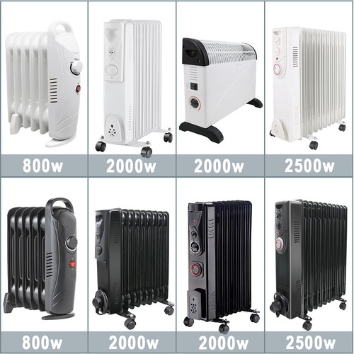 Electric oil filled radiator - filled,
