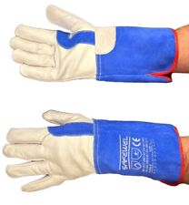 10 x Premium Leather Reinforced TIG Welders Welding Gardening Gardeners Gloves