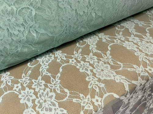 Stretch mesh net lace fabric - net,