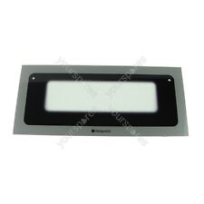 Genuine Outer Door Glass Top Graphite for Hotpoint Cookers and Ovens