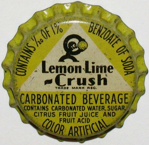Vintage soda pop bottle - , cap