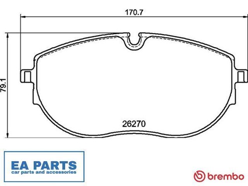 Brake pad set disc - brake, for