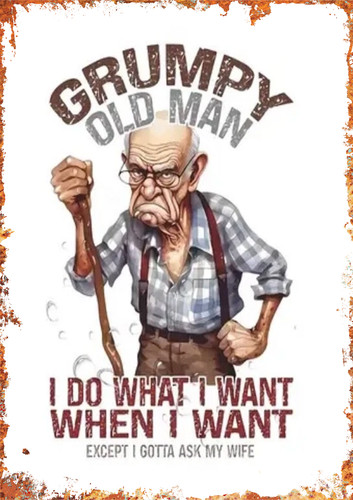 Funny grumpy old - funny, man
