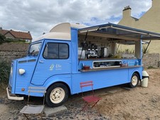 Citroën HY Vintage van  Roof Raised And Body Lengthened. Crepe And Coffee Plus