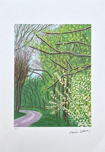 David hockney the - the, arrival