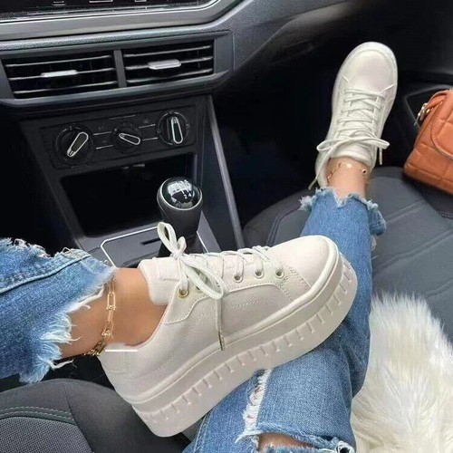 Ladies womens chunky white - ladies,