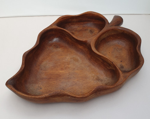 Vintage hand carved wooden - hand,