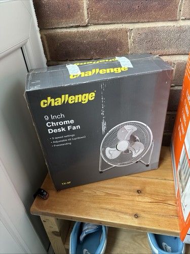 Three tabletop metallic fan - three-tabletop,