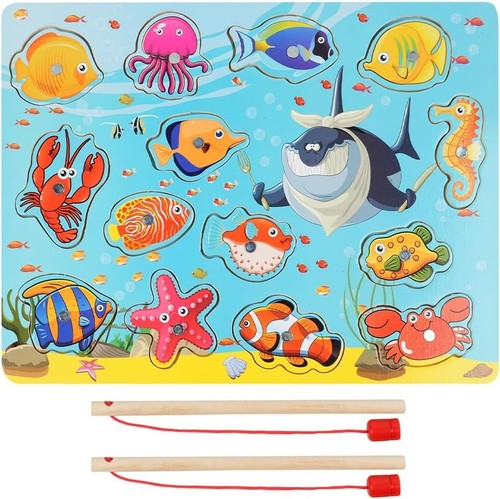 Educational wooden fishing - educational,