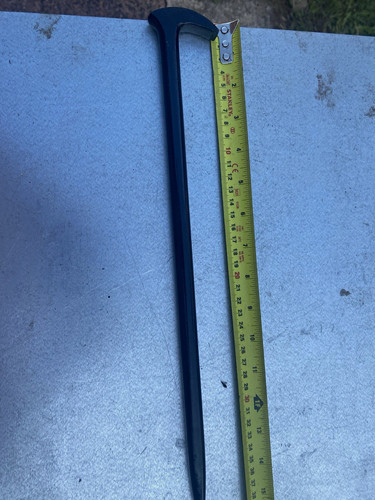 Black steel crowbar - crowbar, wrecking