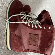Etnies Skyline Womens 5 UK 38 EUR Burgundy Skate Collection Regiment Boots Red
