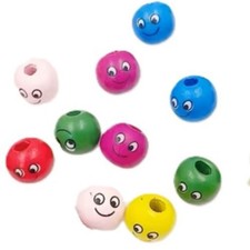 10 x Multi-Colour Wooden Doll