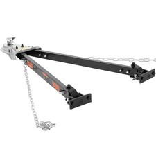 Uimoso Tow Bar Bumper Mount Tow Bar 5500 lbs Fits 2-inch Ball Hitch with Chains