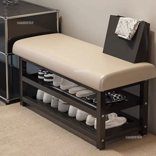 Long shoe bench - storage, rack