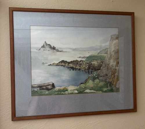 Original watercolour signed - watercolour, h