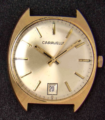 Caravelle champagne dial - caravelle, men's
