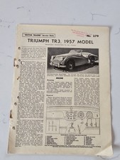 Triumph TR3 1957 model -