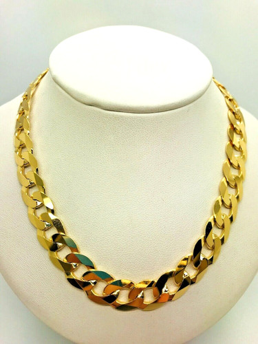 9ct yellow solid gold curb - yellow,