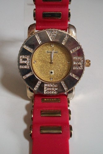 Men red gold finish - red, &
