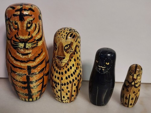 Russian nesting dolls 4 - 5",