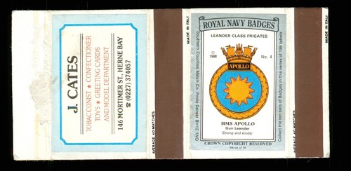 Matchbox royal navy crest - matchbox,