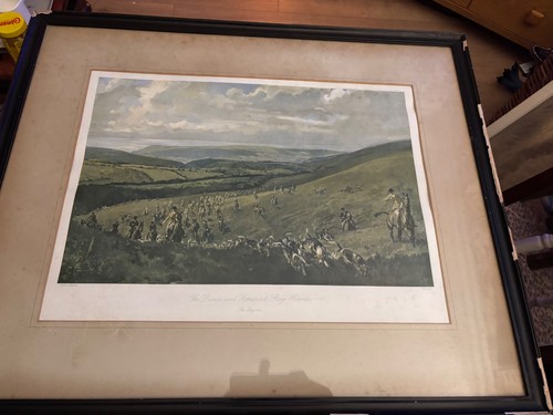 Large framed print the - a, "the