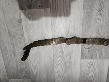 Vintage black leather belt