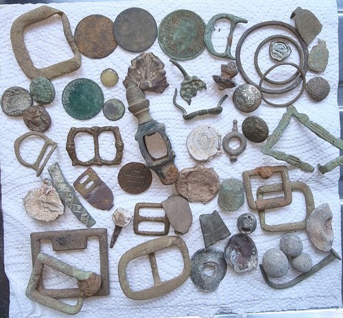 Metal detecting finds relics - metal,