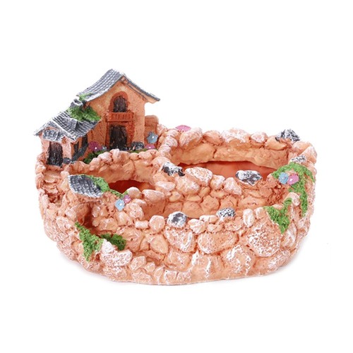 Fairy resin planter - resin,
