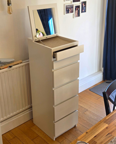 Ikea malm white - white, 6