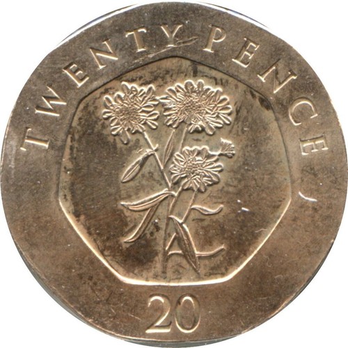 Gibraltar coin 20p - , pence