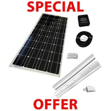 100w Solar Panel Kit Charger/Controller Motorhome Caravan Boat Campervan