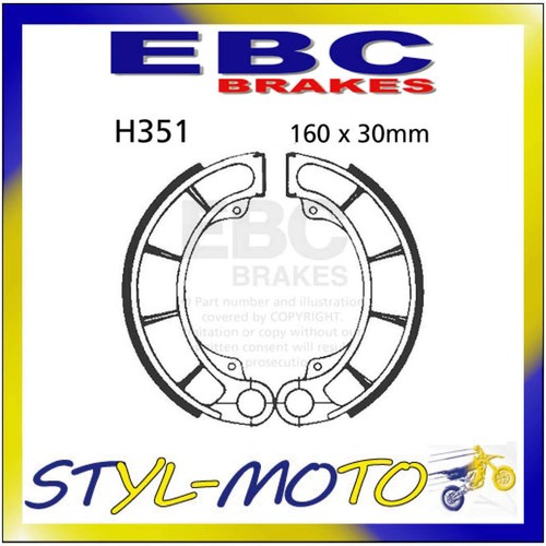 H351 rear brake pads ebc - rear,