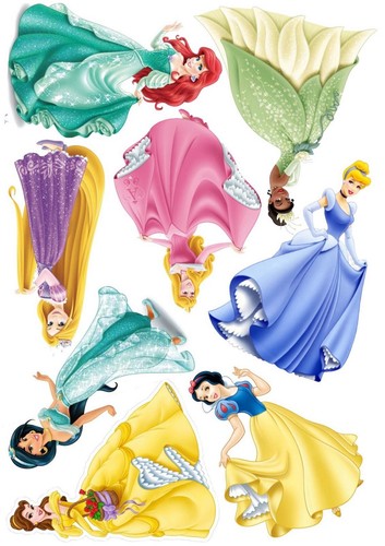 Princesses edible cake - 👑edible,