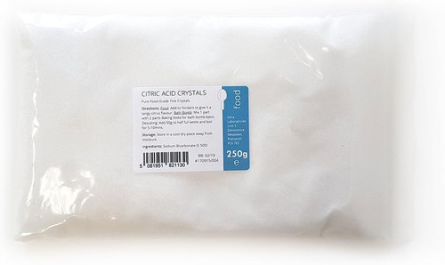 Citric acid 250g 100 - 250g, pure