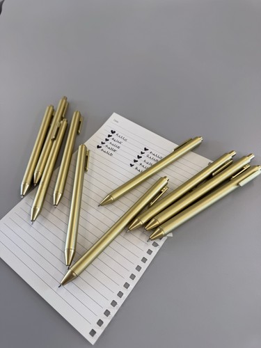 Pcs gold ballpoint pens - pcs,