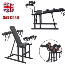BDSM Sex Chair Restraint Frame Sex Bed Adjustable Handcuff Bondage Couple Game
