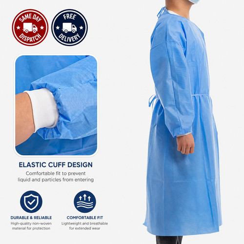 Disposable isolation gown non - isolation,