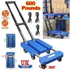 Heavy Duty 270KG Folding Hand Truck Dolly Cart Luggage Sack Barrow Cart Trolley