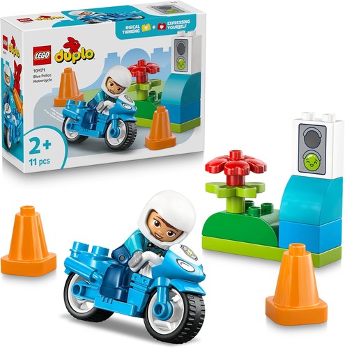 Lego duplo blue police - blue,
