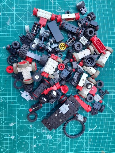 Lego wheels tyres axles job - lego,