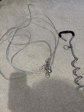 Dog Anchor & Lead 4m Ground