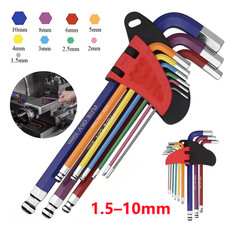 9x Allen Key Set Hex Metric