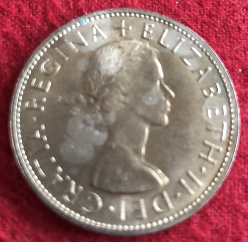 British half crown - half,