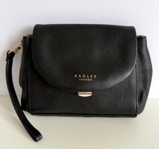 Radley Black Leather Wristlet