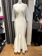 Coast Lace Top Fishtail Skirt Bridal Wedding Dress Size UK 12 in Ivory [NR]