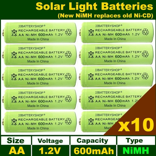 2v 600mah nimh - 1.2v,