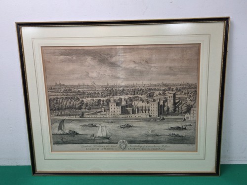 Framed antique lambeth palace - antique,