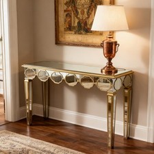 120cm Mirrored Console Table