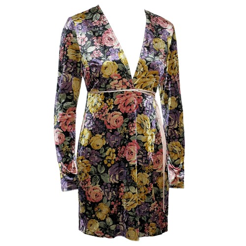 Topshop floral velvet - 8,